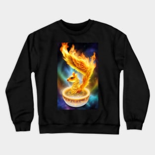 Golden Flame Crewneck Sweatshirt